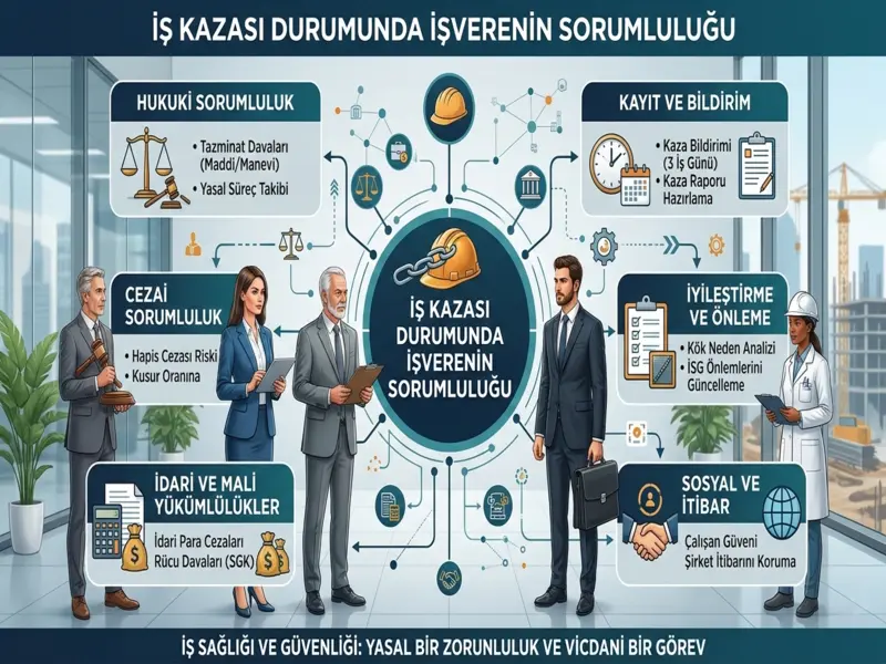 İş kazasinda işveren sorumlulukları