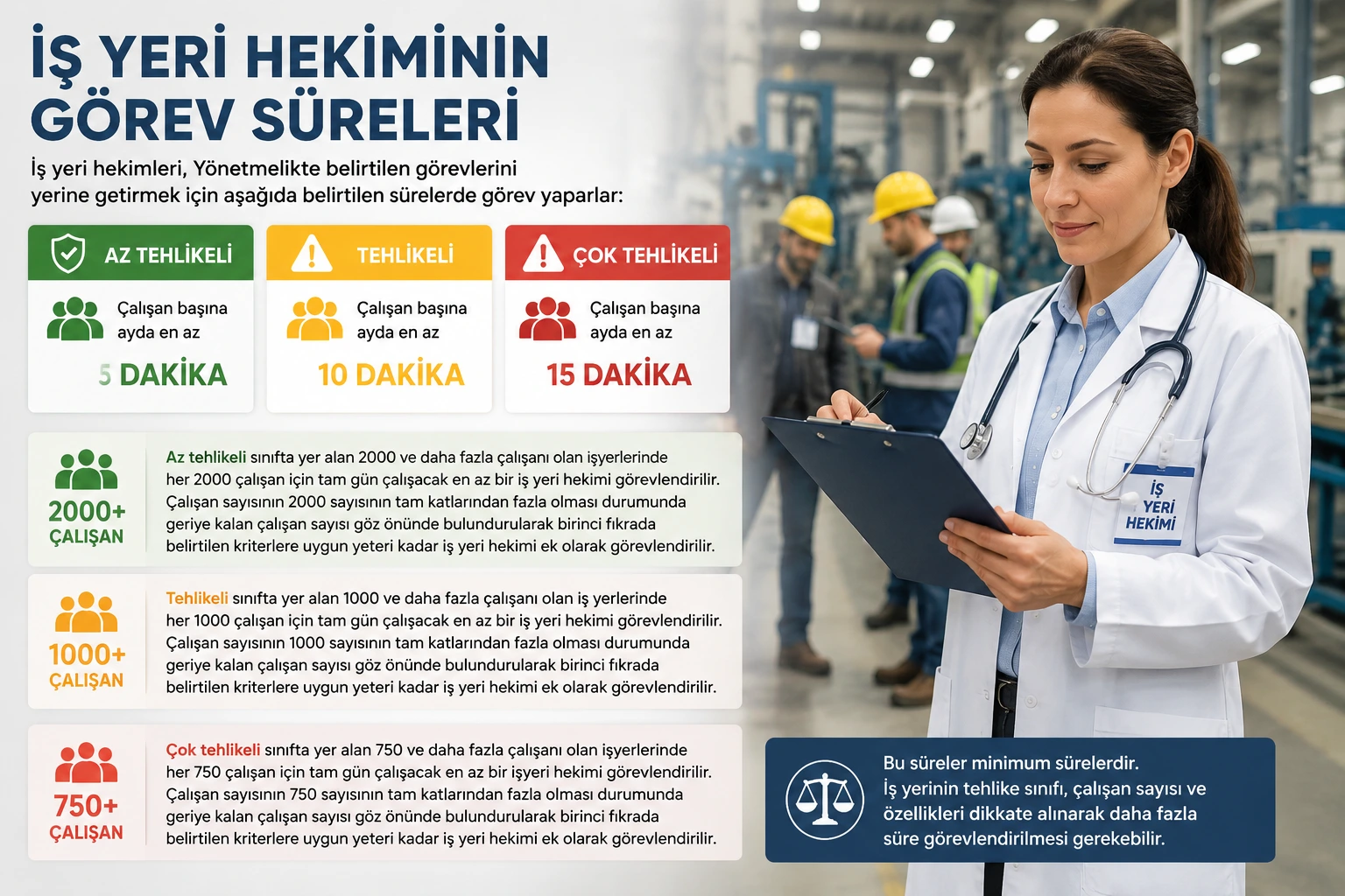 İşyeri Hekimi Çalışma Süreleri
