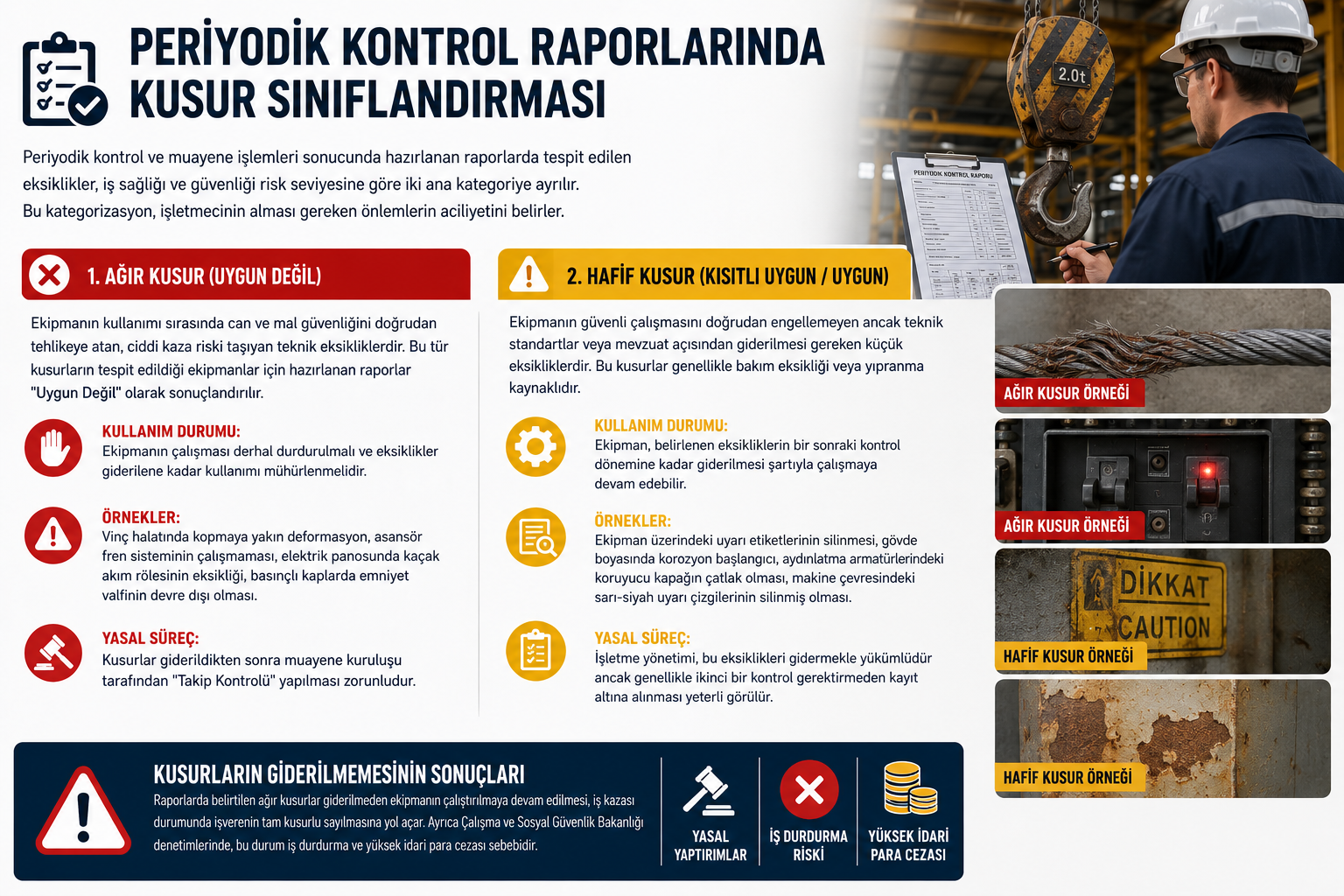 Periyodik Kontrol Raporu Sınıflandırması